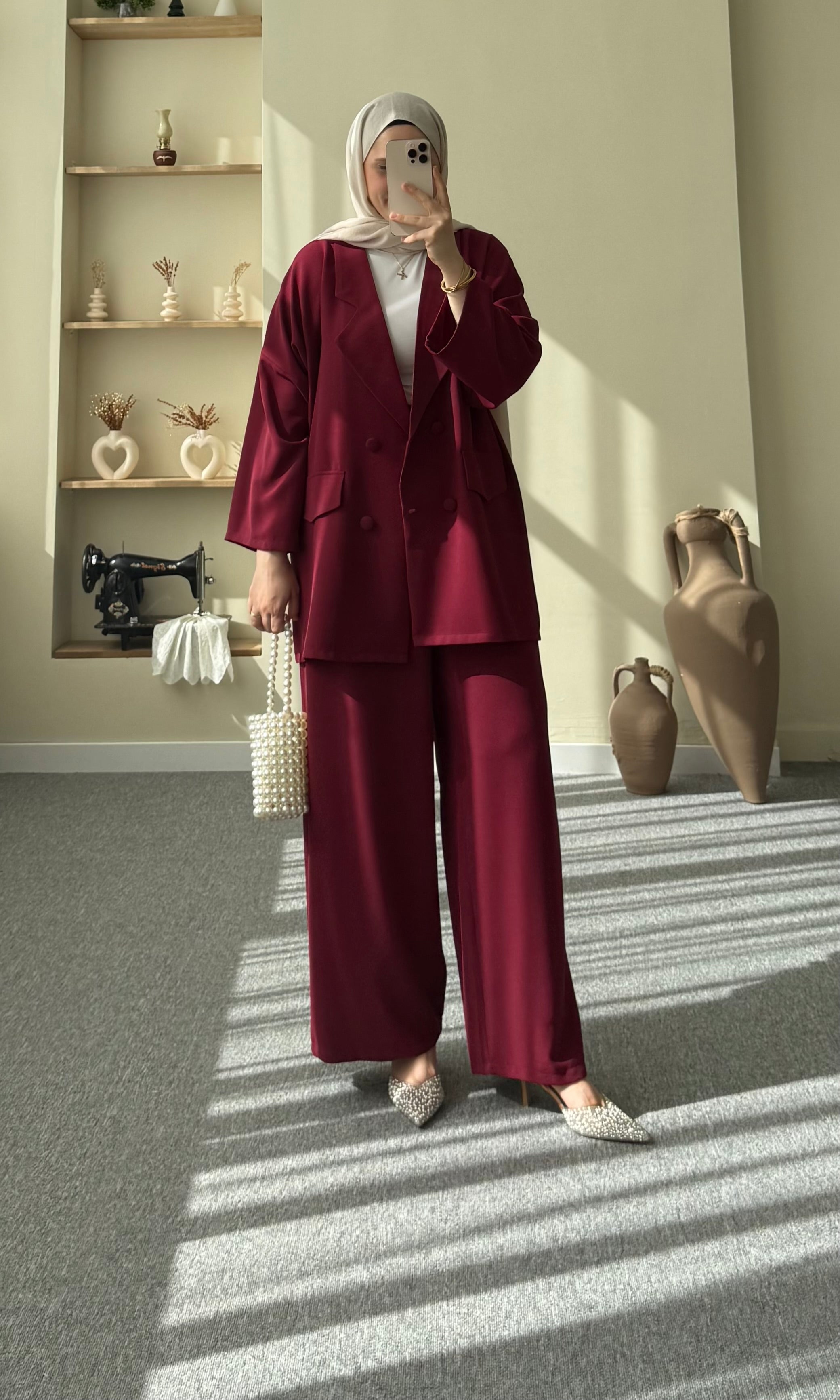 Kruvaze Crepe Set