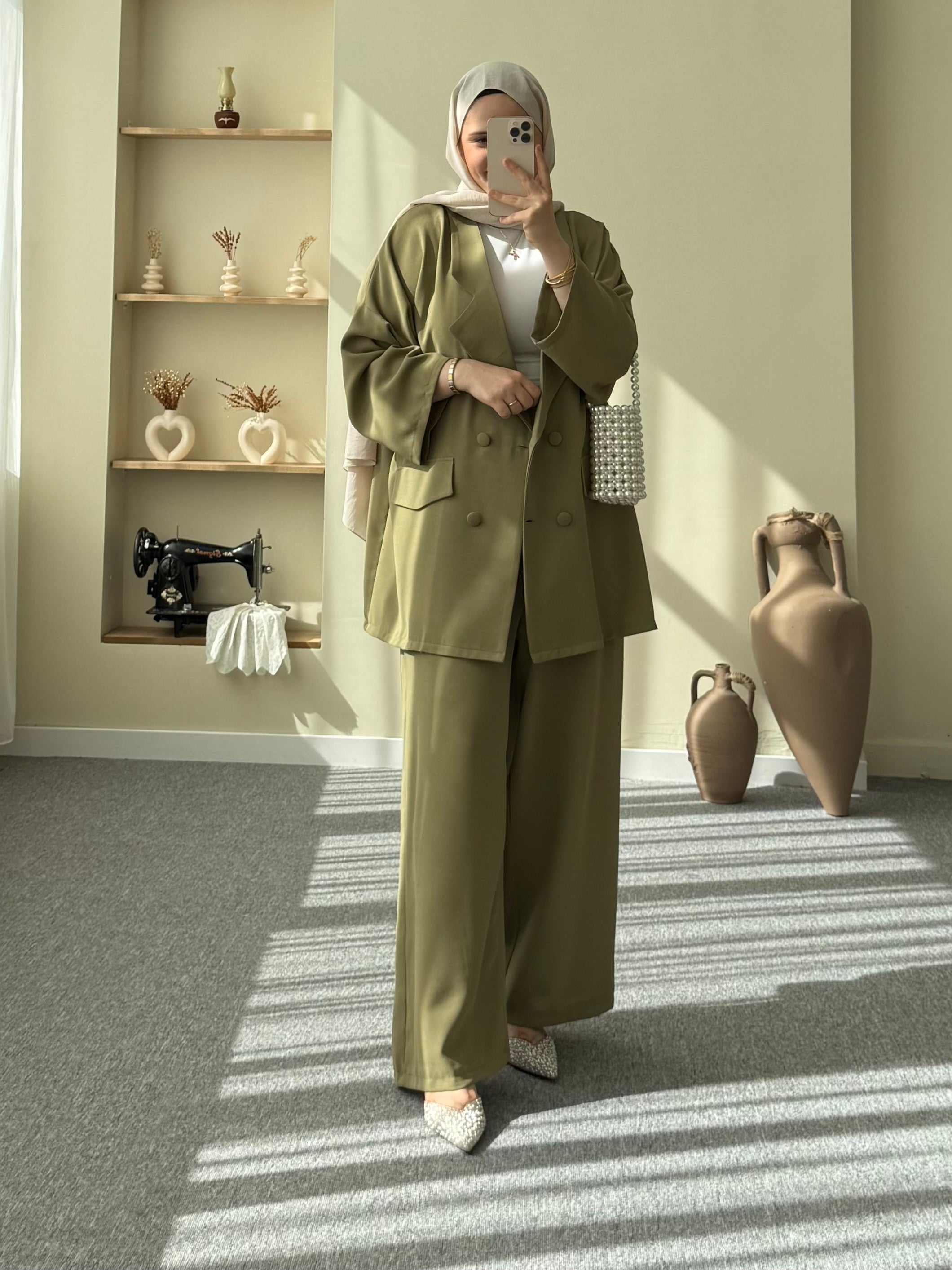 Kruvaze Crepe Set
