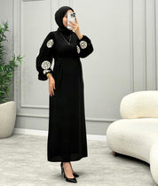 Kolu Nakışlı  Dress
