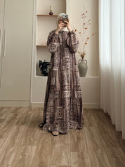 Etnik Desen Mango Dress