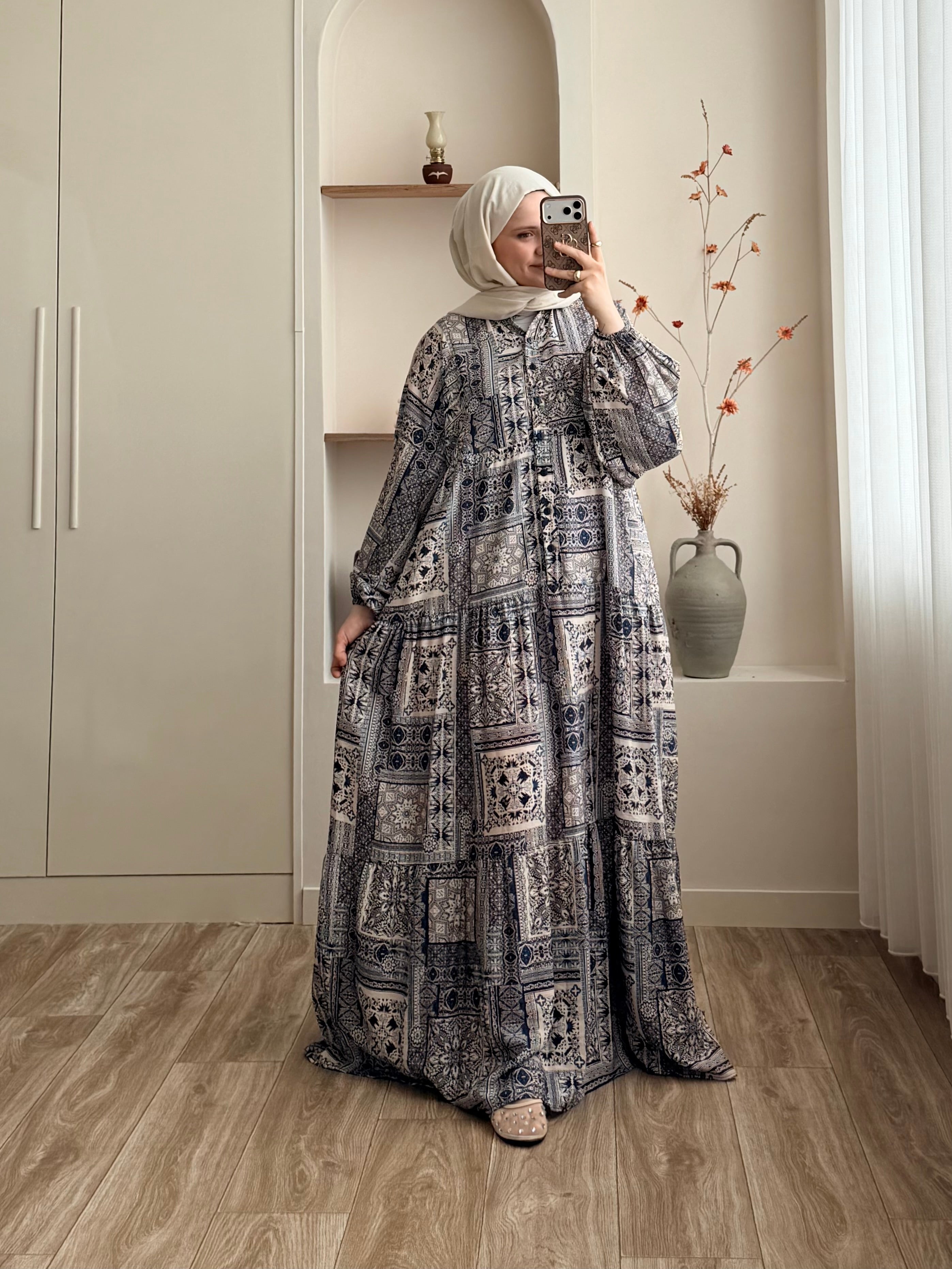 Etnik Desen Mango Dress
