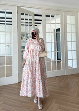 Talya Çiçek Desenli Mango Dress